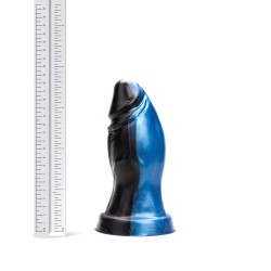 KIOTOS Revolt Blue Wave Dildo 07 Medium Ø 6.5 cm x 18.5 cm Blau/Schwarz
