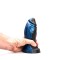 KIOTOS Revolt Blue Wave Dildo 07 Medium Ø 6.5 cm x 18.5 cm Blau/Schwarz