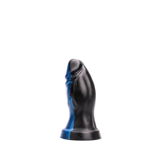 KIOTOS Revolt Blue Wave Dildo 07 Small Ø 6 cm x 16 cm Blau/Schwarz