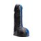 KIOTOS Revolt Blue Wave Dildo 06 Large Ø 7.5 cm x 25.5 cm Blau/Schwarz