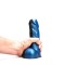 KIOTOS Revolt Blue Wave Dildo 06 Small Ø 5.5 cm x 19.5 cm Blau/Schwarz