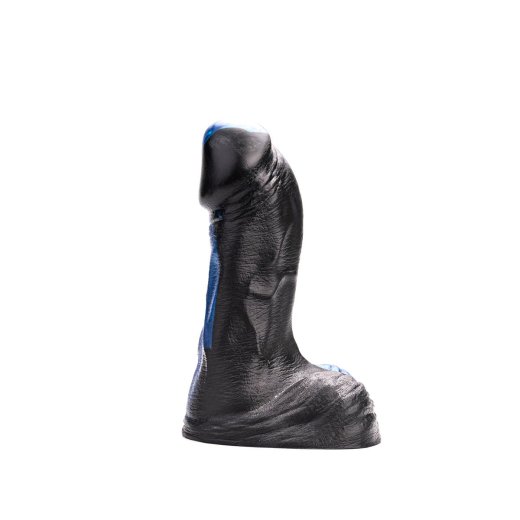 KIOTOS Revolt Blue Wave Dildo 04 Medium Ø 6.5 cm x 21 cm Blau/Schwarz