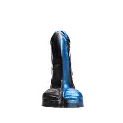 KIOTOS Revolt Blue Wave Dildo 04 Medium Ø 6.5 cm x 21 cm Blau/Schwarz