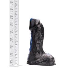 KIOTOS Revolt Blue Wave Dildo 04 Medium Ø 6.5 cm x 21 cm Blau/Schwarz