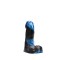 KIOTOS Revolt Blue Wave Dildo 04 Small Ø 5.5 cm x 17 cm Blau/Schwarz