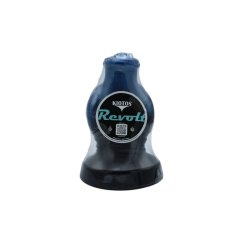 KIOTOS Revolt Blue Wave Dildo 03 Large Ø 8 cm x 15.5 cm Blau/Schwarz