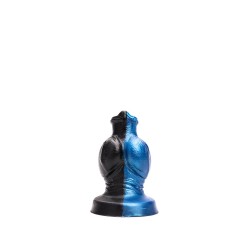 KIOTOS Revolt Blue Wave Dildo 03 Medium Ø 7 cm x 13.5 cm Blau/Schwarz