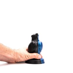 KIOTOS Revolt Blue Wave Dildo 03 Medium Ø 7 cm x 13.5 cm Blau/Schwarz