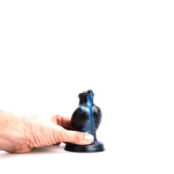 KIOTOS Revolt Blue Wave Dildo 03 Small Ø 6 cm x 11 cm Blau/Schwarz