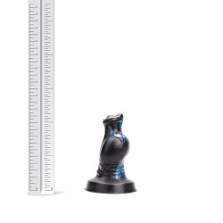 KIOTOS Revolt Blue Wave Dildo 03 Small Ø 6 cm x 11 cm Blau/Schwarz