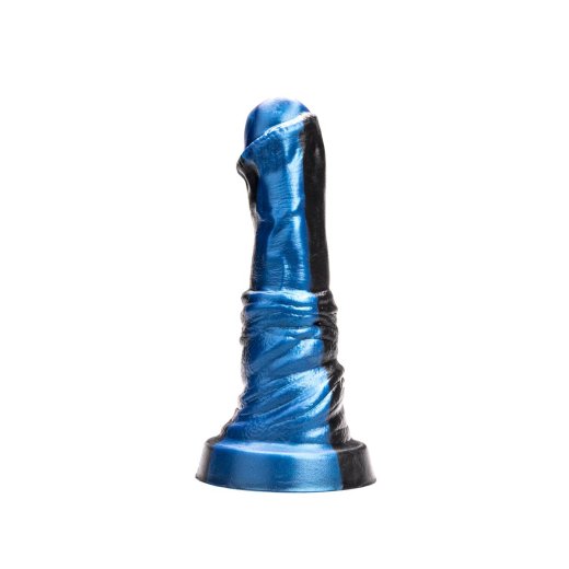 KIOTOS Revolt Blue Wave Dildo 02 Medium Ø 5.5 cm x 22.5 cm Blau/Schwarz