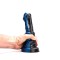 KIOTOS Revolt Blue Wave Dildo 02 Medium Ø 5.5 cm x 22.5 cm Blau/Schwarz