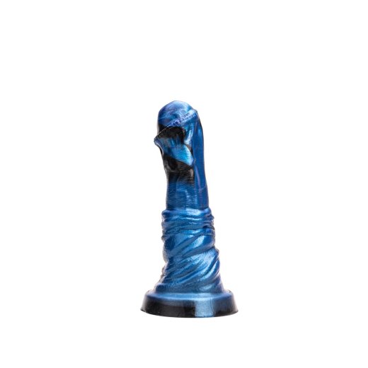 KIOTOS Revolt Blue Wave Dildo 02 Small Ø 5 cm x 19.5 cm Blau/Schwarz