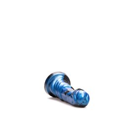KIOTOS Revolt Blue Wave Dildo 02 Small Ø 5 cm x 19.5 cm Blau/Schwarz