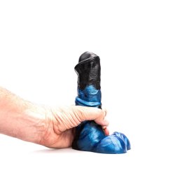 KIOTOS Revolt Blue Wave Dildo 01 Medium Ø 5.5 cm x 18 cm Blau/Schwarz