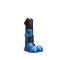 KIOTOS Revolt Blue Wave Dildo 01 Medium Ø 5.5 cm x 18 cm Blau/Schwarz