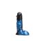 KIOTOS Revolt Blue Wave Dildo 01 Medium Ø 5.5 cm x 18 cm Blau/Schwarz