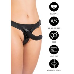 HIDDEN DESIRE Inferno Sexy String Strap-On Harness mit 3 Ringen