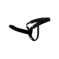 HIDDEN DESIRE Inferno Hollow Penis Strap-On 20cm Schwarz