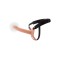 HIDDEN DESIRE Inferno Hollow Vibrating Penis Strap-On 20cm Beige