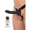 HIDDEN DESIRE Inferno Hollow Vibrating Penis Strap-On 20cm Schwarz