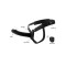 HIDDEN DESIRE Inferno Hollow Vibrating Penis Strap-On 18cm Schwarz