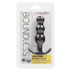 CALEXOTICS Boundless Vibrating Beaded Plug Schwarz