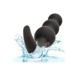 CALEXOTICS Boundless Vibrating Beaded Plug Schwarz