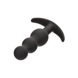 CALEXOTICS Boundless Vibrating Beaded Plug Schwarz