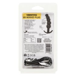 CALEXOTICS Boundless Vibrating X5 Beaded Plug Schwarz