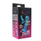 VIRGITE Dildo "Lovely" mit Vibration & Fernbedienung aus Silikon Blau