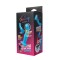 VIRGITE Dildo "Lovely" mit Vibration & Fernbedienung aus Silikon Blau