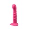 VIRGITE Dildo "Pinky" mit Vibration & Fernbedienung aus Silikon Pink