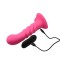 VIRGITE Dildo "Pinky" mit Vibration & Fernbedienung aus Silikon Pink