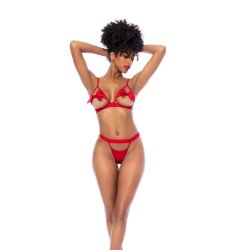 MAPALÉ Tie The Knot Dessous-Set 2-teilig Rot
