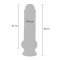 TOY JOY Get Real Deluxe Extra Thick Dildo aus TPE Ø 6 x 25 cm Light Skin