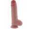 TOY JOY Get Real Deluxe Extra Thick Dildo aus TPE Ø 6 x 25 cm Light Skin