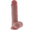 TOY JOY Get Real Deluxe Extra Thick Dildo aus TPE Ø 6 x 25 cm Light Skin