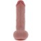 TOY JOY Get Real Deluxe Extra Thick Dildo aus TPE Ø 6 x 25 cm Light Skin