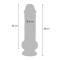 TOY JOY Get Real Deluxe Extra Thick Dildo aus TPE Ø 6 x 28 cm Light Skin