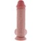 TOY JOY Get Real Deluxe Extra Thick Dildo aus TPE Ø 6 x 28 cm Light Skin