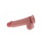 TOY JOY Get Real Deluxe Extra Thick Dildo aus TPE Ø 7 x 31 cm Light Skin