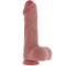 TOY JOY Get Real Deluxe Extra Thick Dildo aus TPE Ø 7.5 x 34.5 cm Light Skin