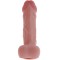 TOY JOY Get Real Deluxe Extra Thick Dildo aus TPE Ø 7.5 x 34.5 cm Light Skin