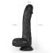 ZENN Super Soft Realistic Dick 22,2 cm mit Stossbewegung, Vibration & Wärmefunktion Schwarz