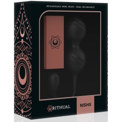 RITHUAL Nisha Rechargeable Kegel Beads Schwarz