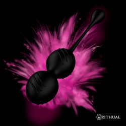 RITHUAL Nisha Rechargeable Kegel Beads Schwarz