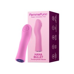 FEMMEFUNN Hana Thumping Bullet Vibrator Pink