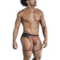 CANDYMAN String et Porte-Jarretelles Moreyo Terracotta