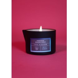 EYE OF LOVE Bloom Pheromone Massage Candle Blue Ember...